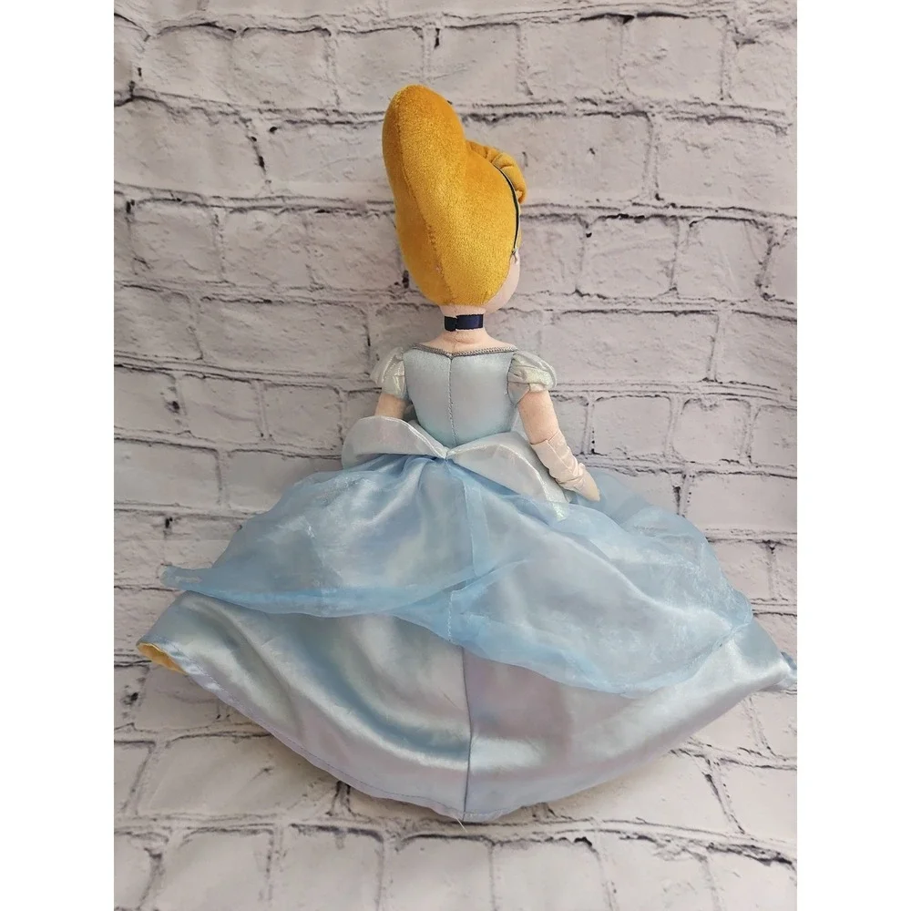 Disney Parks Princess Reversible Flip Plush Doll Belle and Cinderella 14